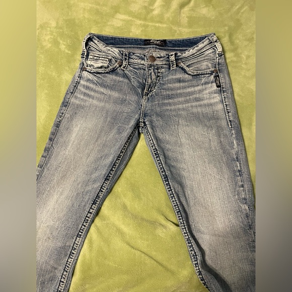 Silver Suki High baby Bootcut Jeans. Women’s size 29/33 - Picture 3 of 6
